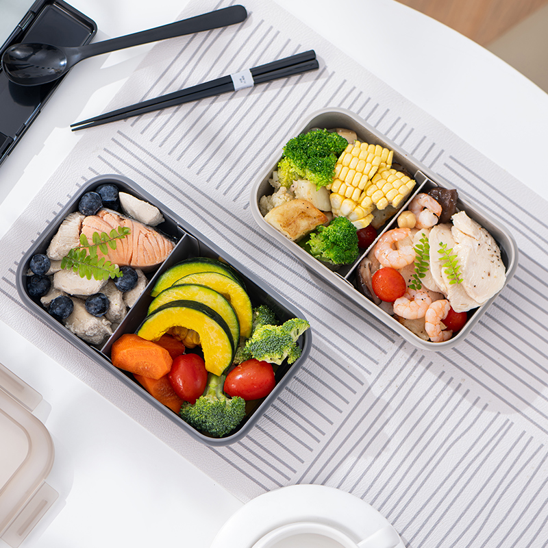 日本asvel微波炉加热便当饭盒