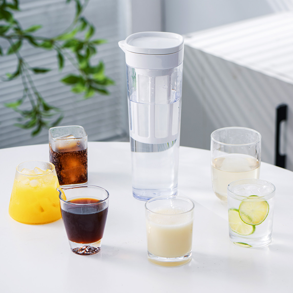 日本ASVEL冷萃咖啡壶家用凉白开水壶果汁滤网冷泡茶壶冷萃瓶