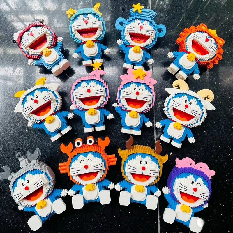 正版授权十二星座哆啦A梦