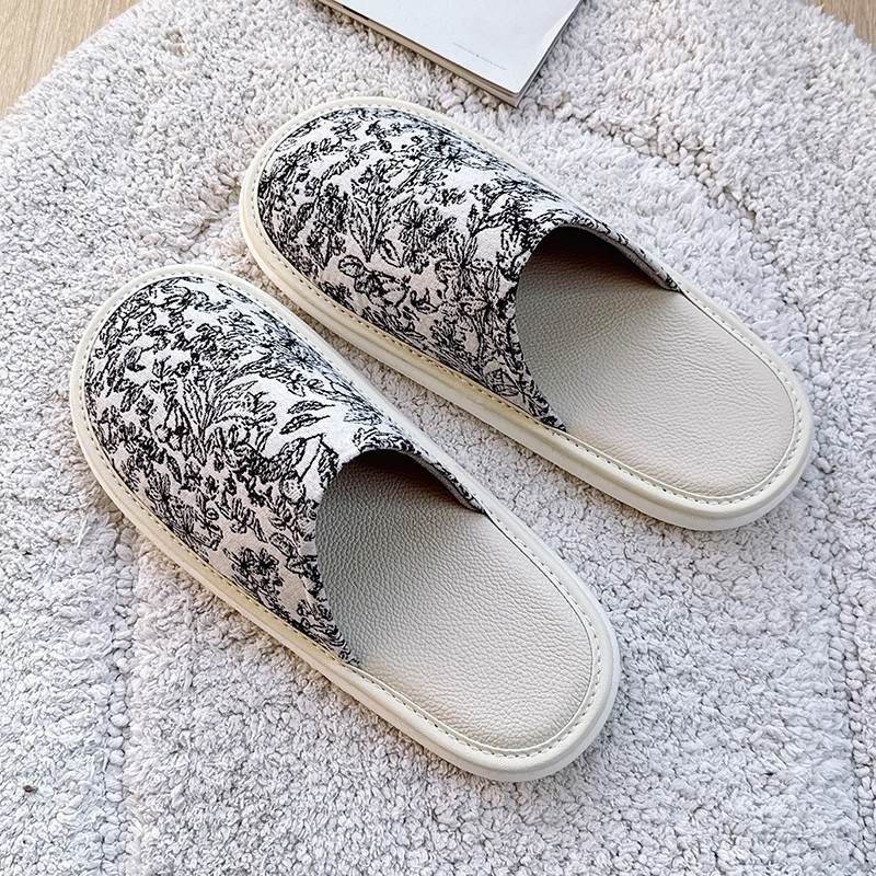 春秋四季真皮拖鞋软底防滑不臭脚