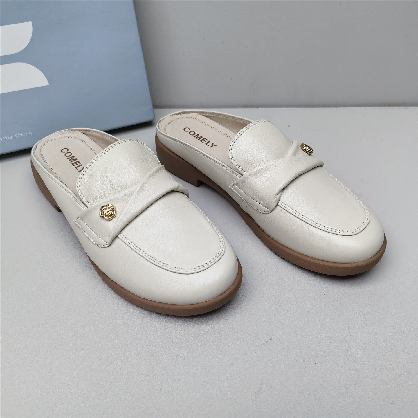 comely/康莉正品撤柜休闲包头拖