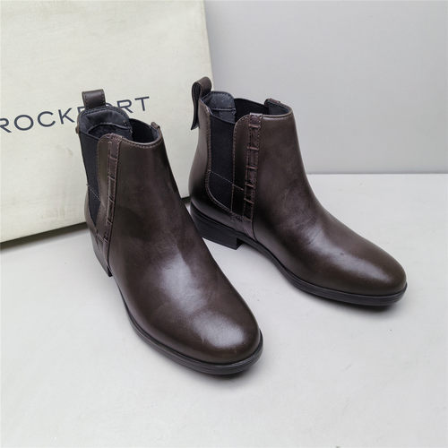 Rockport/乐步正品撤柜亏本清仓休闲时尚牛皮女秋冬短靴M版微瑕