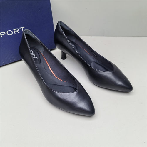 Rockport/乐步正品撤柜换季清仓尖头细跟通勤风百搭羊皮舒适女鞋