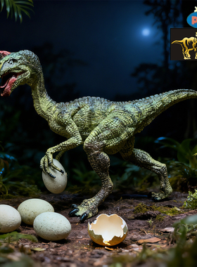 PAPO侏罗纪盗蛋龙55018 恐龙男孩女孩成人收藏小摆设模型玩具现货