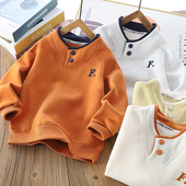 打底儿童套头衫 男童卫衣春装 宽松上衣长袖 中大童韩版 洋气 2026新款