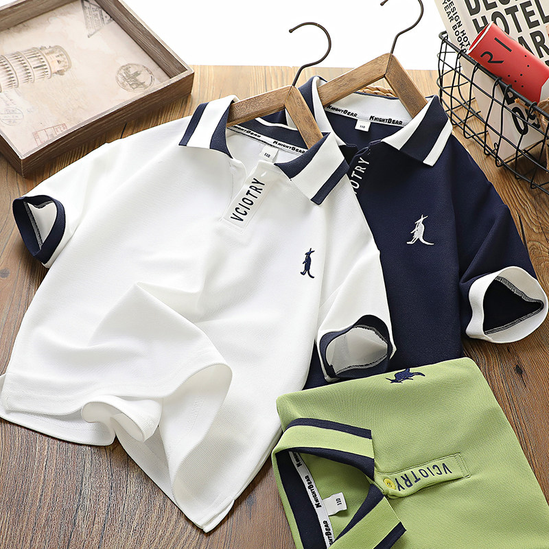 男童短袖T恤儿童polo衫薄款透气中大童半袖衣服夏季儿童休闲上衣,童装/婴儿装/亲子装,T恤,淘宝优惠券,粉丝福利购,淘宝优惠卷