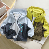 男童软壳连帽外套儿童防风衣薄款 男孩休闲户外冲锋衣春秋 2026新款