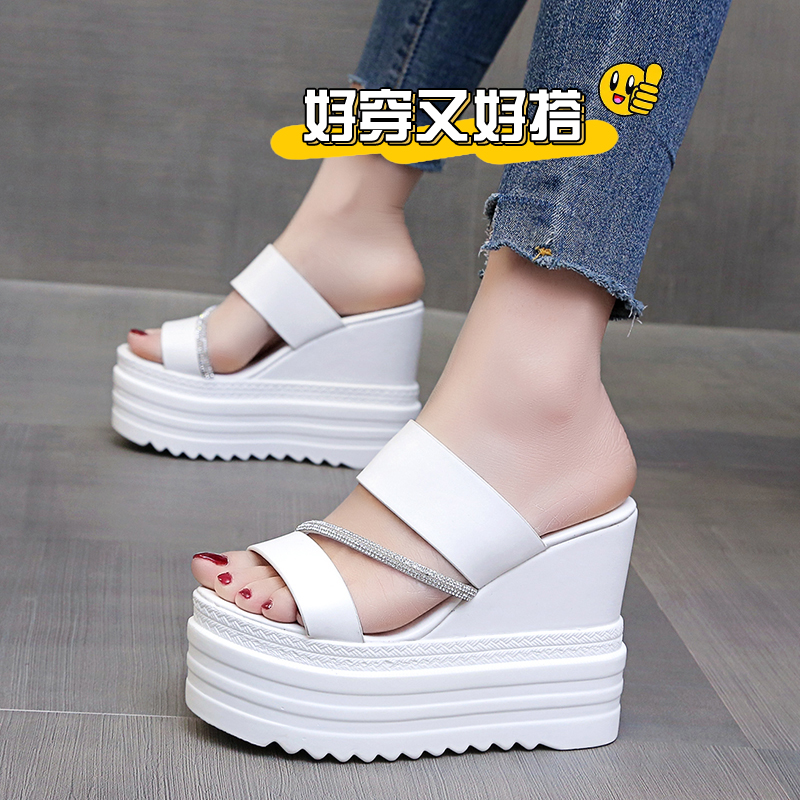 厚底松糕拖鞋女夏时尚外穿百搭