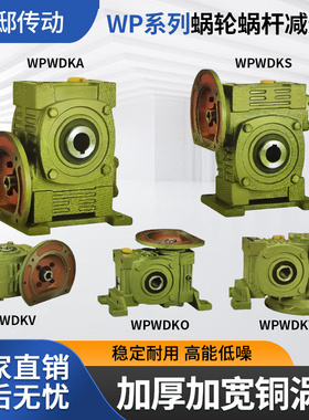 WPWDKA /S/V/O/X/T万能型立式铁壳涡轮涡杆减速器涡轮齿轮变速箱