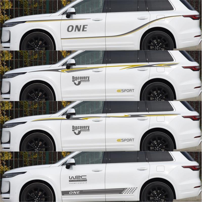 理想ONE车贴拉花改装汽