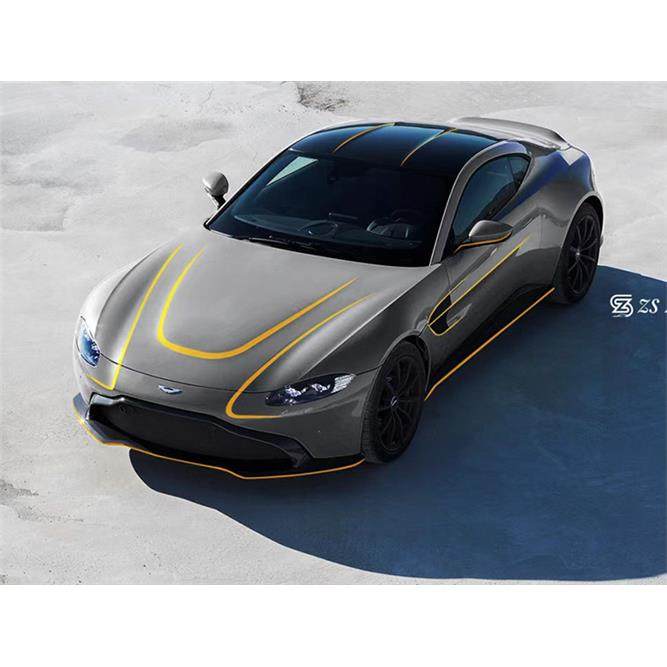 阿斯顿马丁Vantage车身贴纸拉花 引擎机盖线条车贴汽车个性改装