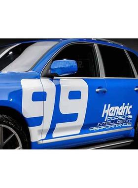 保时捷卡宴车贴拉花 Cayenne GTS车身数字改装饰机盖侧裙彩条贴纸