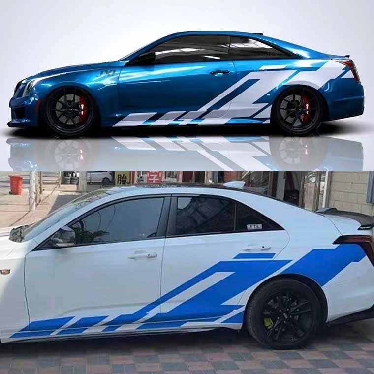 凯迪拉克ATS车身贴纸拉花