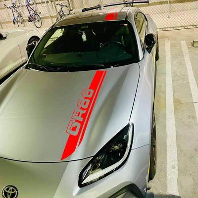 适用于丰田GR86车贴拉花斯巴鲁BRZ车身改装贴纸装饰拉花 86车贴