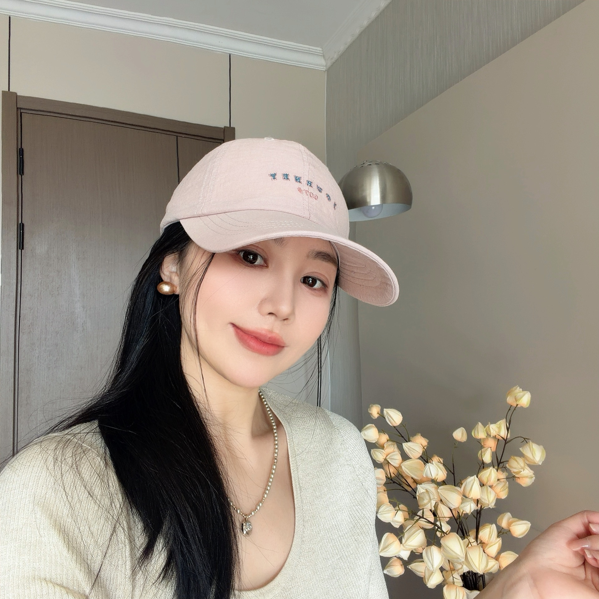 春夏棉麻加大加宽檐显脸小棒球帽