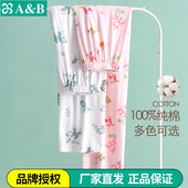 睡裤 春夏女款 T610 宽松女士高腰中老年全棉薄款 AB内衣纯棉家居长裤