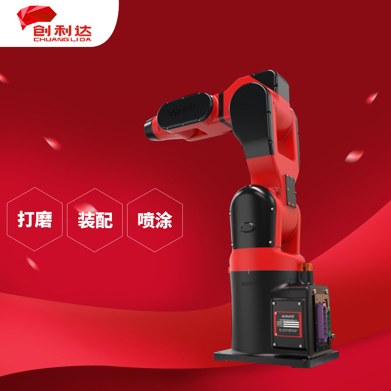 伯朗特工业机器人10kg六轴机械臂带触摸屏机械手搬运焊接机器人