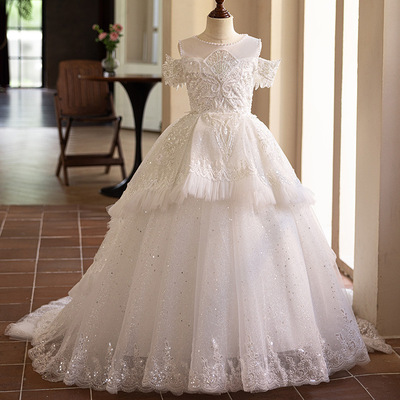 公主裙女童高端礼服夏季