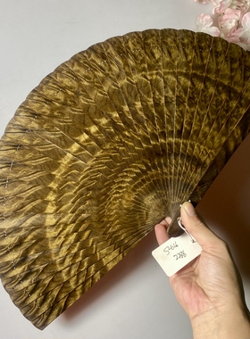 金丝楠木苏扇阴沉木工艺扇中式实木折扇摆件实惠乌木扇子送礼佳品