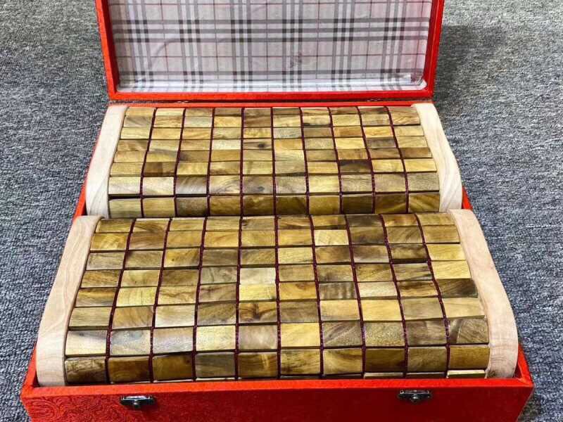 金丝楠木小叶桢楠实木枕头