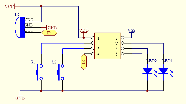轻触按键互锁输出芯片