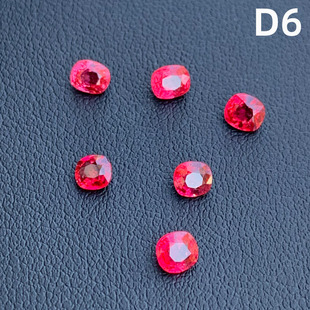 天然热粉红绝地武士尖晶石裸石 全净体戒面红尖晶戒面戒指