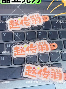 原创TF五代赵俊羽名字趣味发夹创意可爱发卡刘海搞怪鸭嘴周发夹