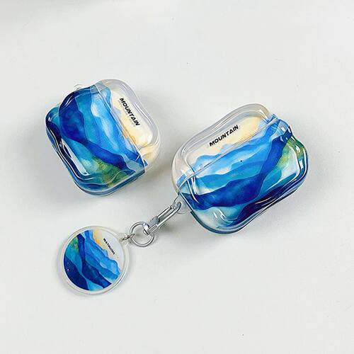 ins水墨风千山万水airpods4保护套airpod3适用苹果pro3耳机壳二代无线蓝牙1第三代2代airpodpro四代1
