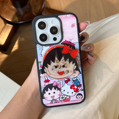小丸子苹果16手机壳磁吸支架15