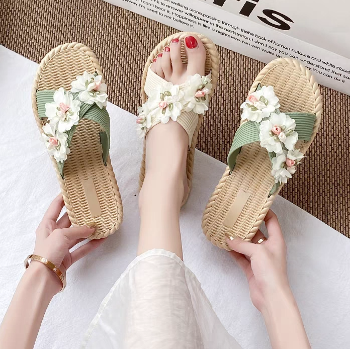凉拖鞋女夏外穿新款西双版纳波西米亚风配裙子海南三亚海边沙滩鞋