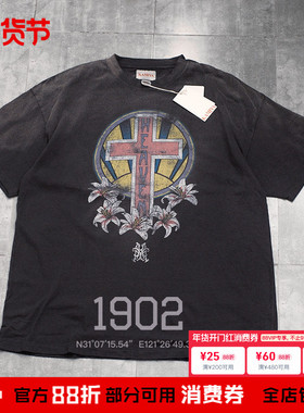 现货 KAMIYA 24SS TEE 名古屋限定 NEW VINTAGE 水洗做旧 短袖T恤