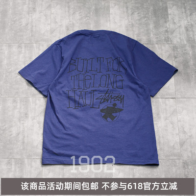 Stussy26SS涂鸦冲浪人短袖T恤