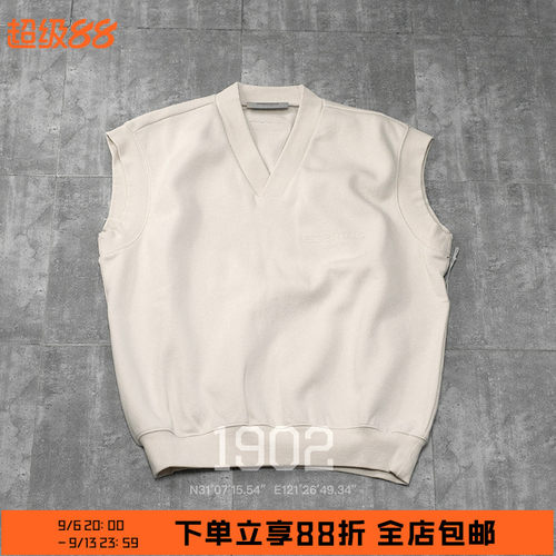 特价ESSENTIALSV领背心薄绒马甲