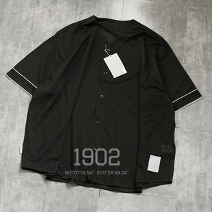 SFC 短袖 23SS SHIRT日本制宽松网眼廓形球衣棒球衫 BASEBALL 折扣