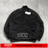 JACKET 现货 日本制水洗做旧口袋夹克外套 COTTON COMOLI 25AW