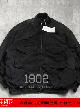 现货 COMOLI 25AW COTTON G8 JACKET 日本制水洗做旧口袋夹克外套