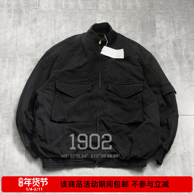 现货COMOLI25AWG8水洗做旧夹克