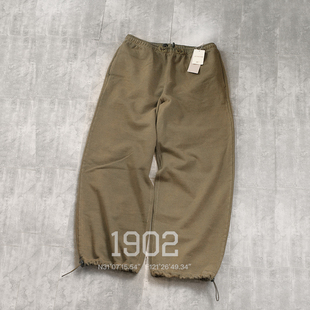 ARCHIVE FUTURE FADE 水洗直筒宽松毛圈运动裤 现货 卫裤 BEAMS