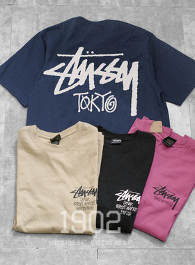现货 Stussy Tee 城市限定 DSM 新加坡纽约巴黎东京首尔 短袖T恤