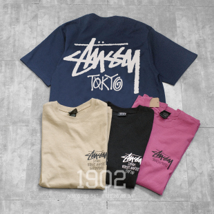 现货 Stussy Tee 城市限定 DSM 新加坡纽约巴黎东京首尔 短袖T恤