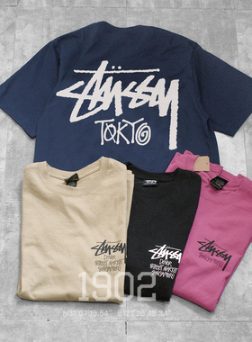 现货 Stussy Tee 城市限定 新加坡 DSM 巴黎东京伦敦首尔 短袖T恤