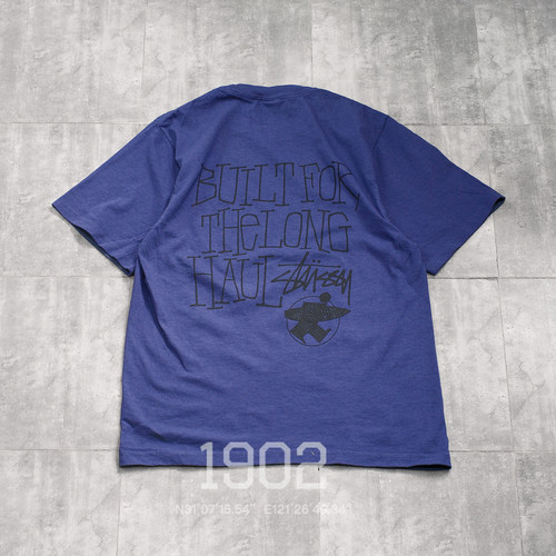 Stussy26SS涂鸦冲浪人短袖T恤