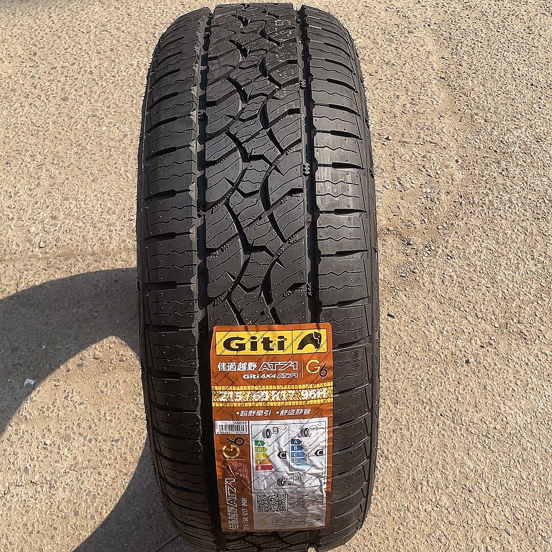 佳通轮胎215/60R17越野AT71 96H配现代IX25荣威RX5传祺GS4瑞虎5X