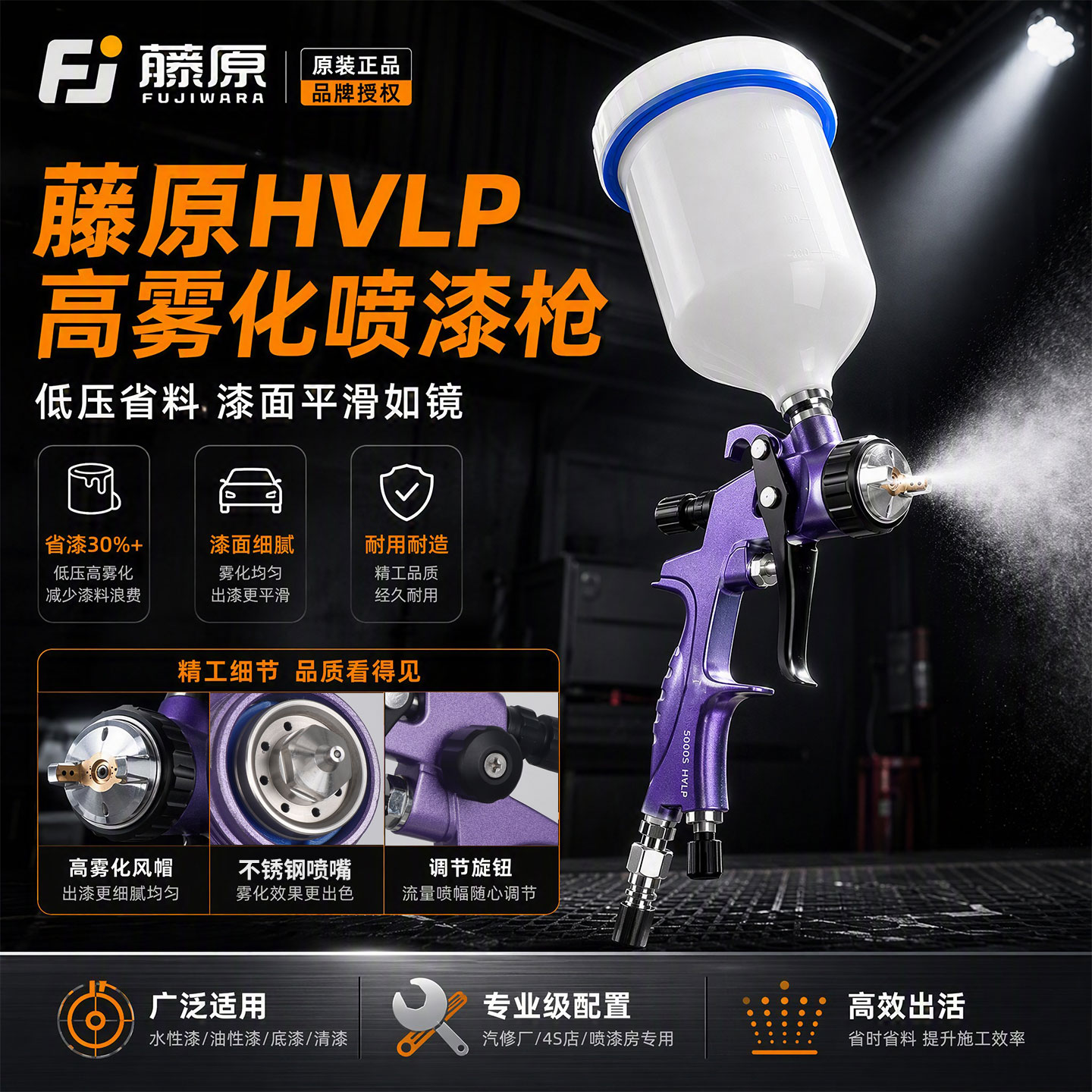 【专业级】汽修喷漆专用喷漆枪