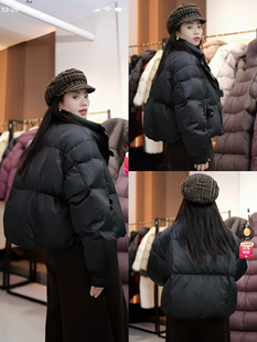 入 立领缎面90绒子短款 休闲百搭量少推荐