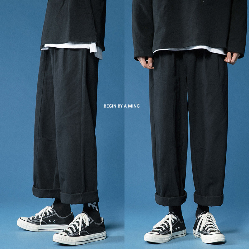 主推！秋冬新品宽松直筒裤老爹休闲裤NB328P50,男装休闲裤,电商C303