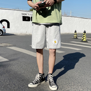 点击转化超牛B主推同款雏菊短裤中性男女五分裤NB119P35（控48）图片