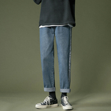 点击转化高！宽松直筒裤中性男女牛仔裤NB58-P55，男装牛仔裤，电商C303