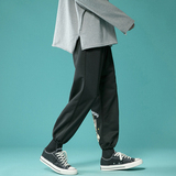 主推爆款春夏印花卫裤男女中性宽松九分裤休闲运动裤9分NB533P55，男装休闲裤，电商C303