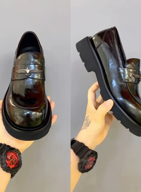 3129-1新品男士真皮休闲舒适男鞋帅气范潮流高级感欧货休闲酷商务